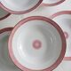 Set of 6 earthenware soup plates Maestrich Elvira