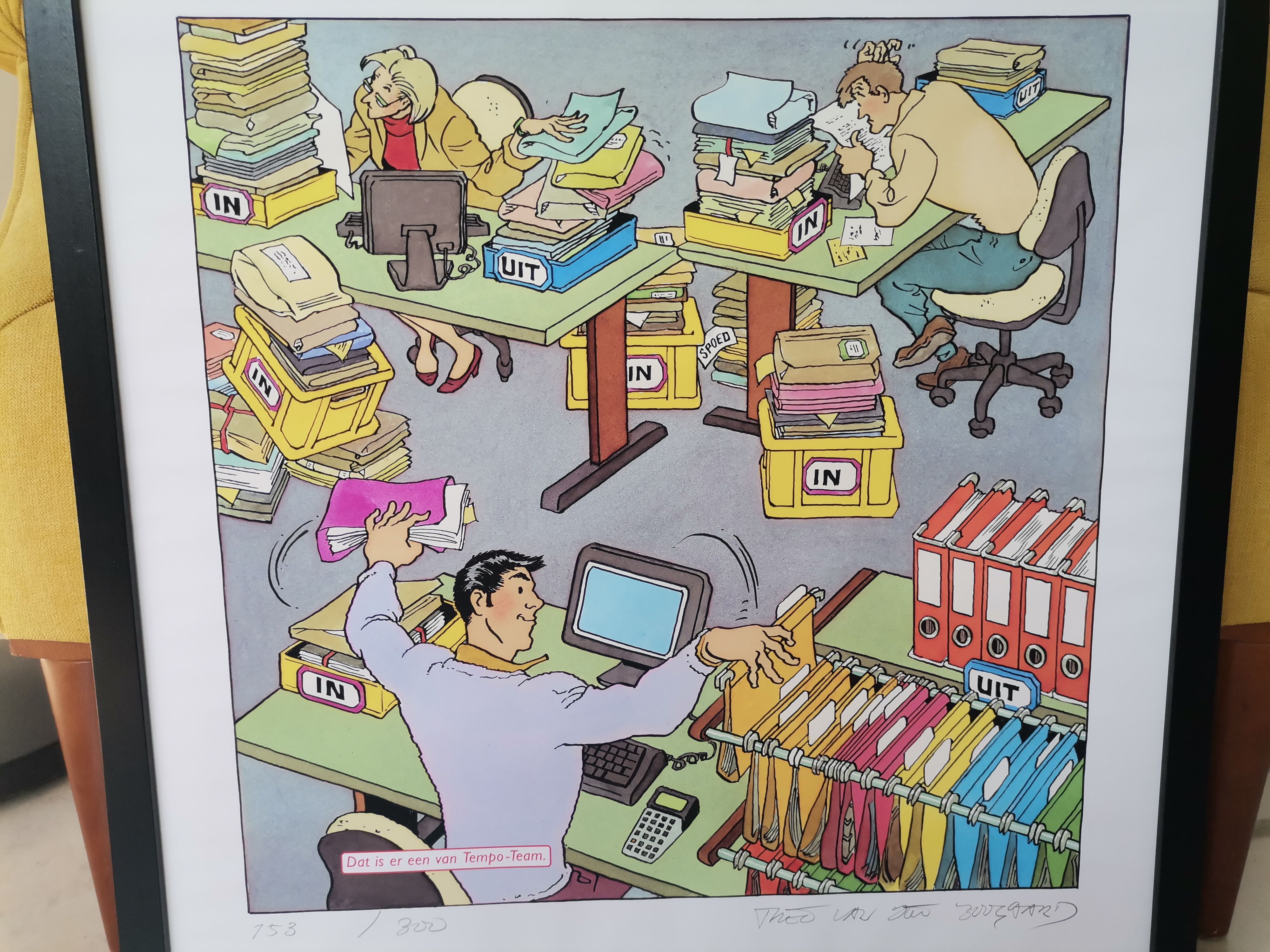 Theo van den Boogaard serigraphy