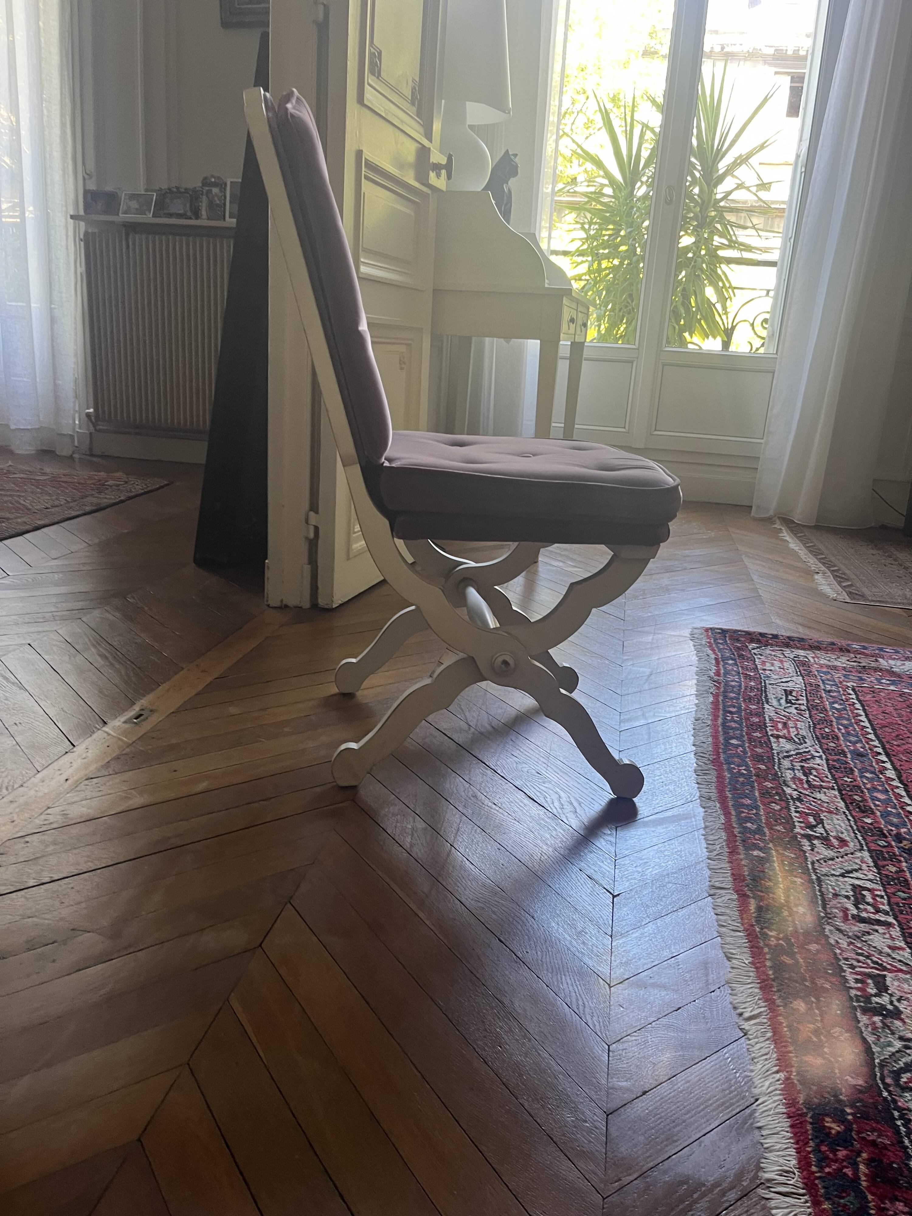 Chaise de salle à manger louis xiv aide de camp