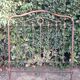 Napoleon III headboard in iron and brass L127xH139