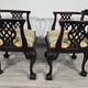Chippendale style chairs