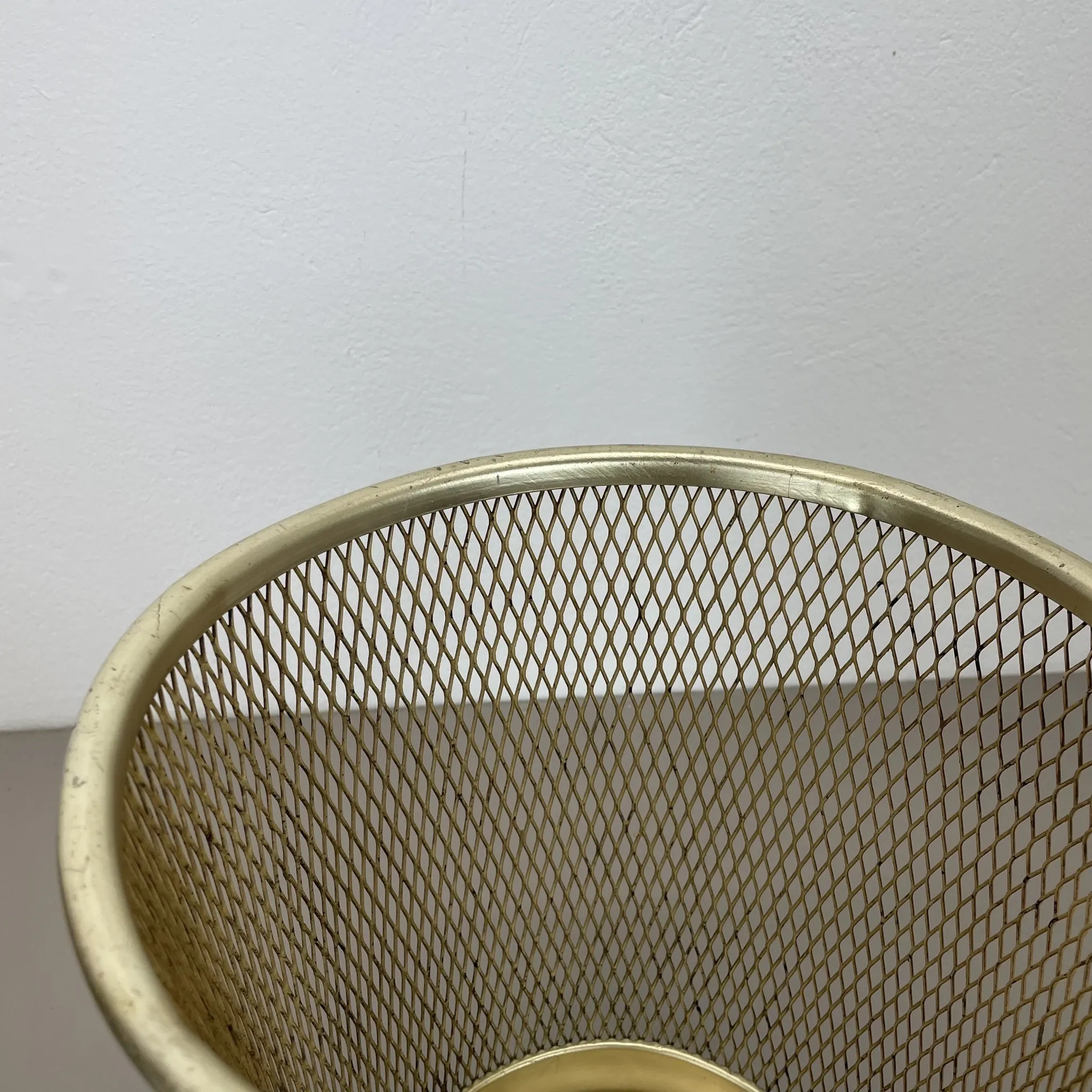 Vintage Paper Basket and Umbrella Stand in the Matégot Style, France, 1970s