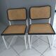 Paire de chaises Cesca B32 par Marcel Breuer 1986