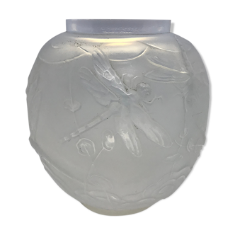 Sabino Opalescent Glass Vase Model Libellules 7008