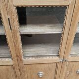 Natural Burmese teak sideboard