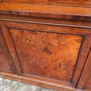 Large walnut shop library from the late 19th century.