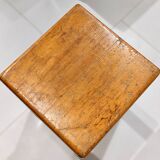 Set of 4 pine wood stools by Charlotte Perriand for Les Arcs 1800