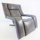 Fauteuil en cuir Brunati Kilkis par Ammanati & Vitelli