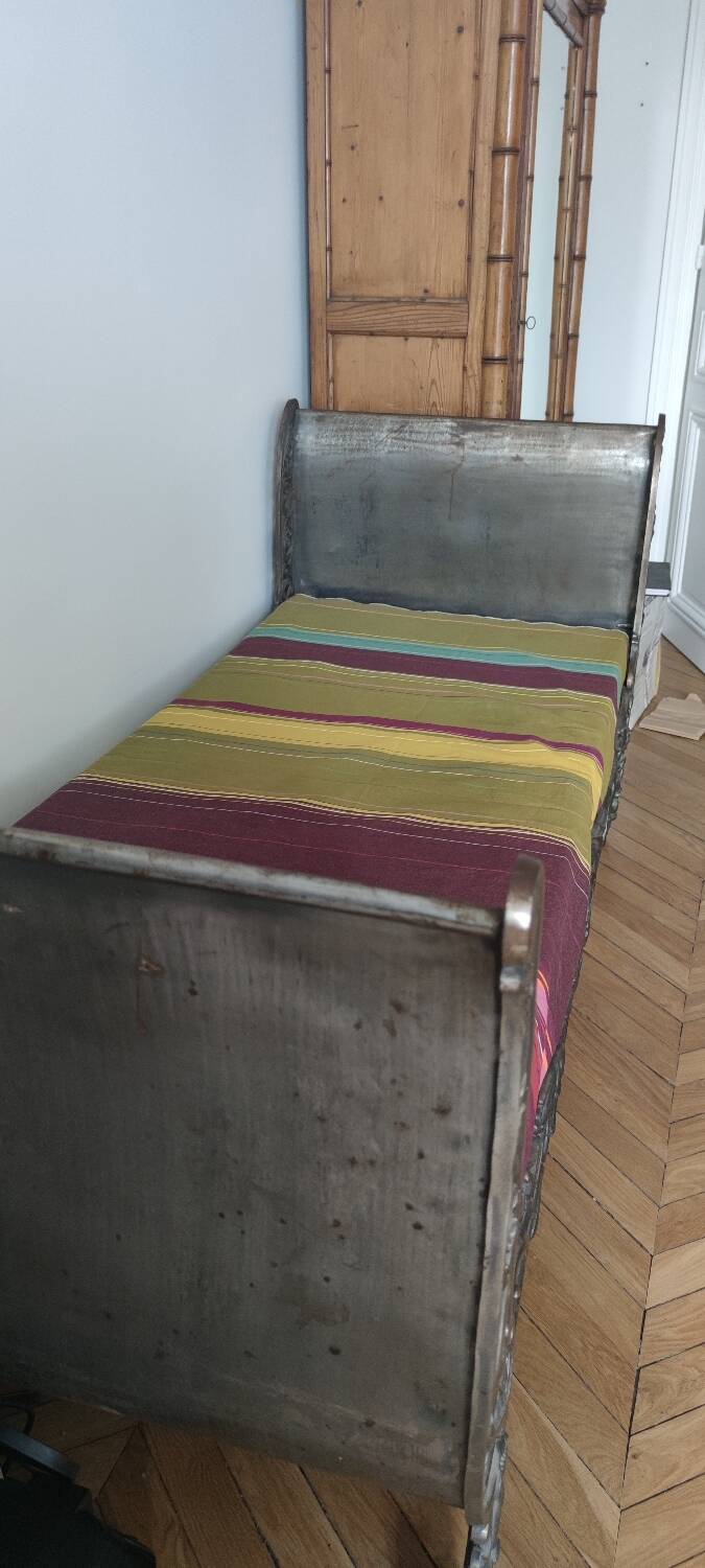 Napoleon III style cast iron daybed