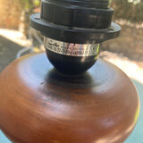 Pied de lampe en bois