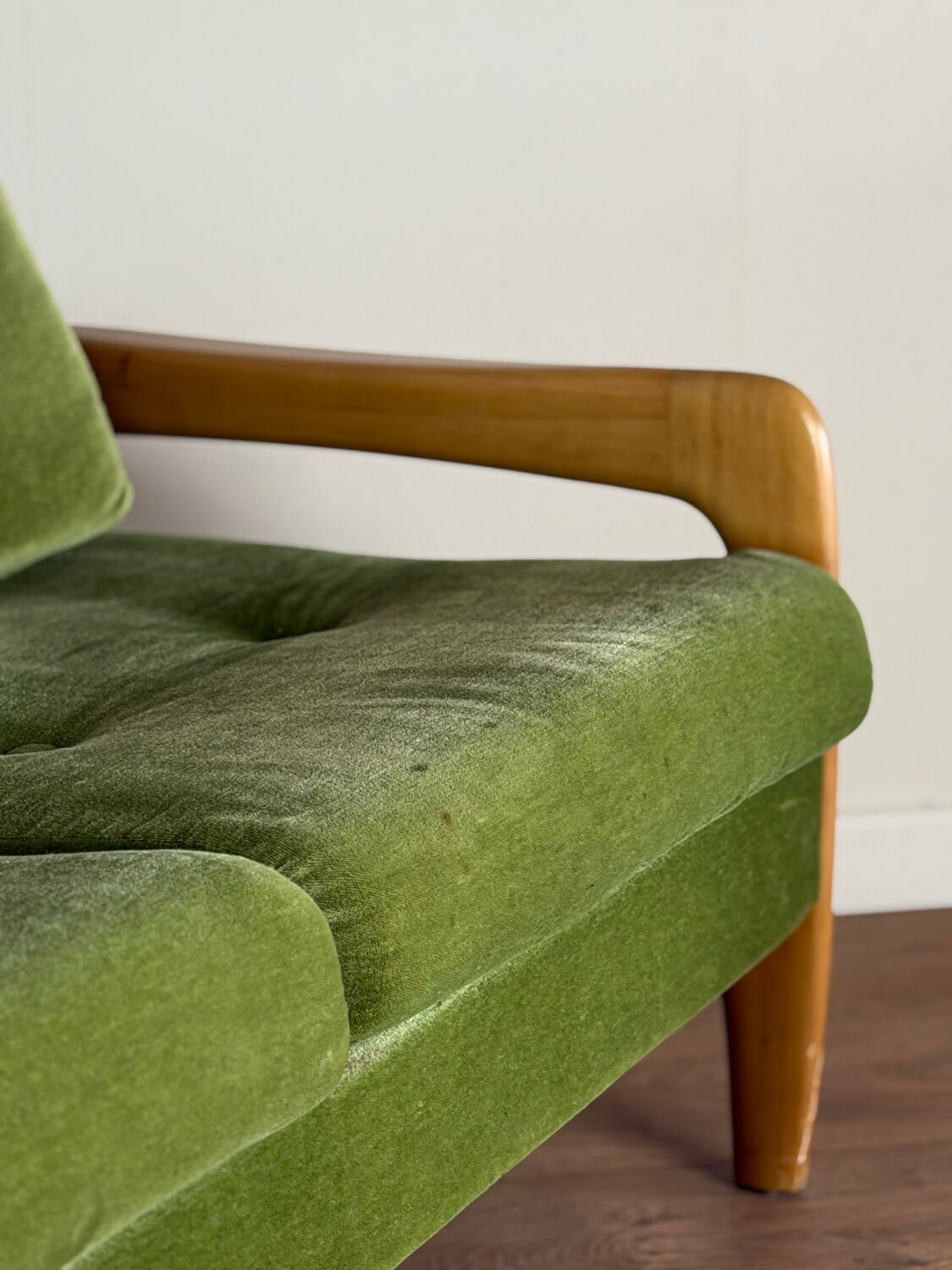 Vintage 3-seater convertible sofa – Eugen Schmidt / Soloform style