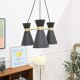 Vintage black pendant light