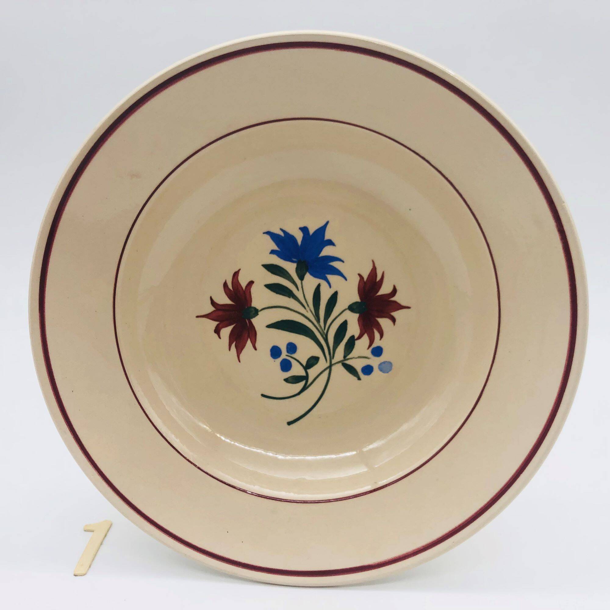 6 K&G Lunéville Soup Plates, "Denise" Model