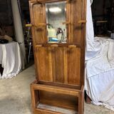 Wooden coat rack