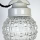 Vintage White Porcelain Pendant Light, 1970s