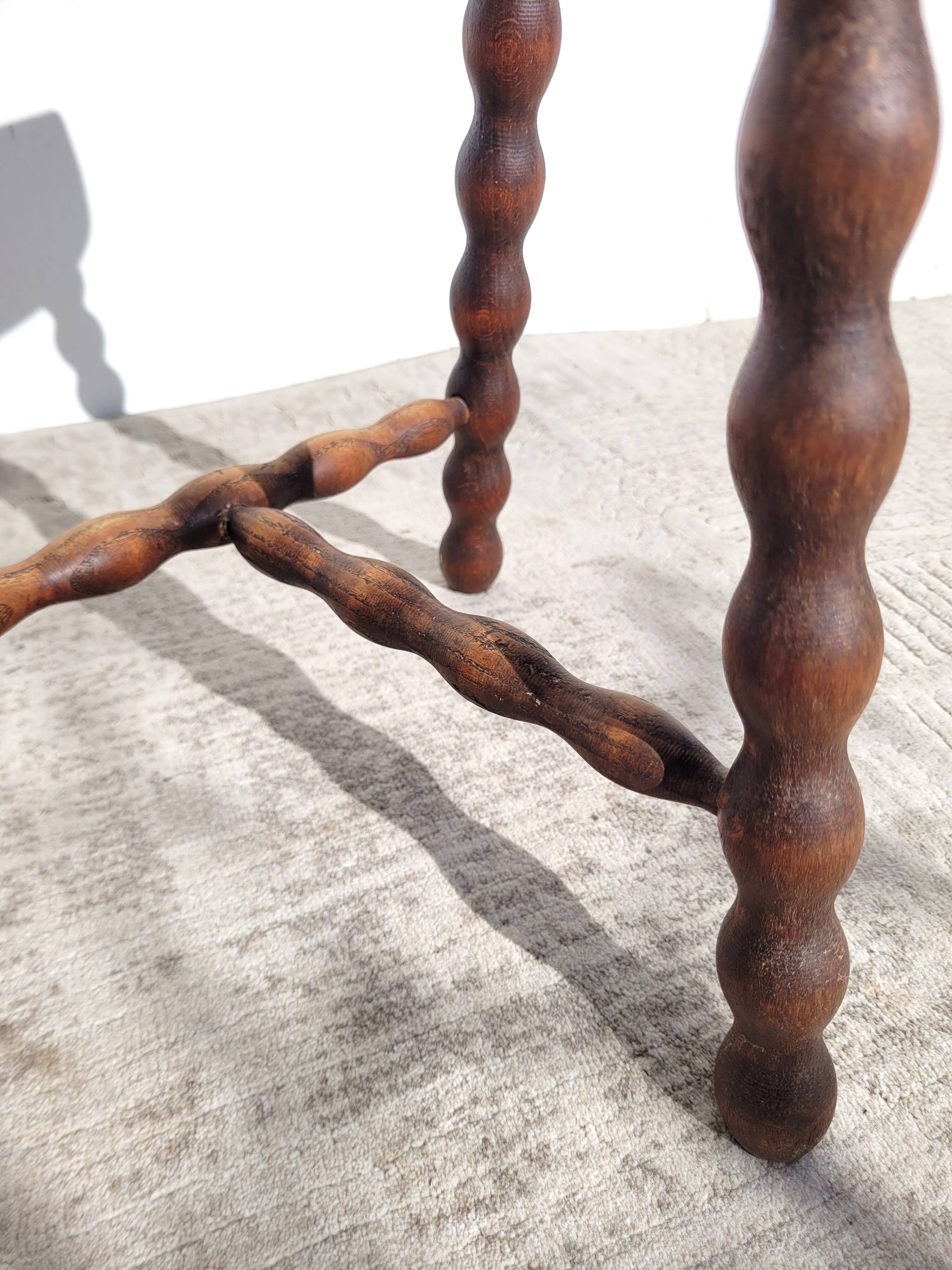 Vintage tripod rosary stool