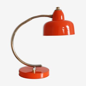 Lampe de bureau vintage orange