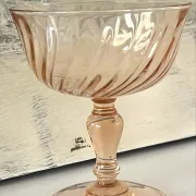 Champagne glasses – Vintage French Glass Set of 4