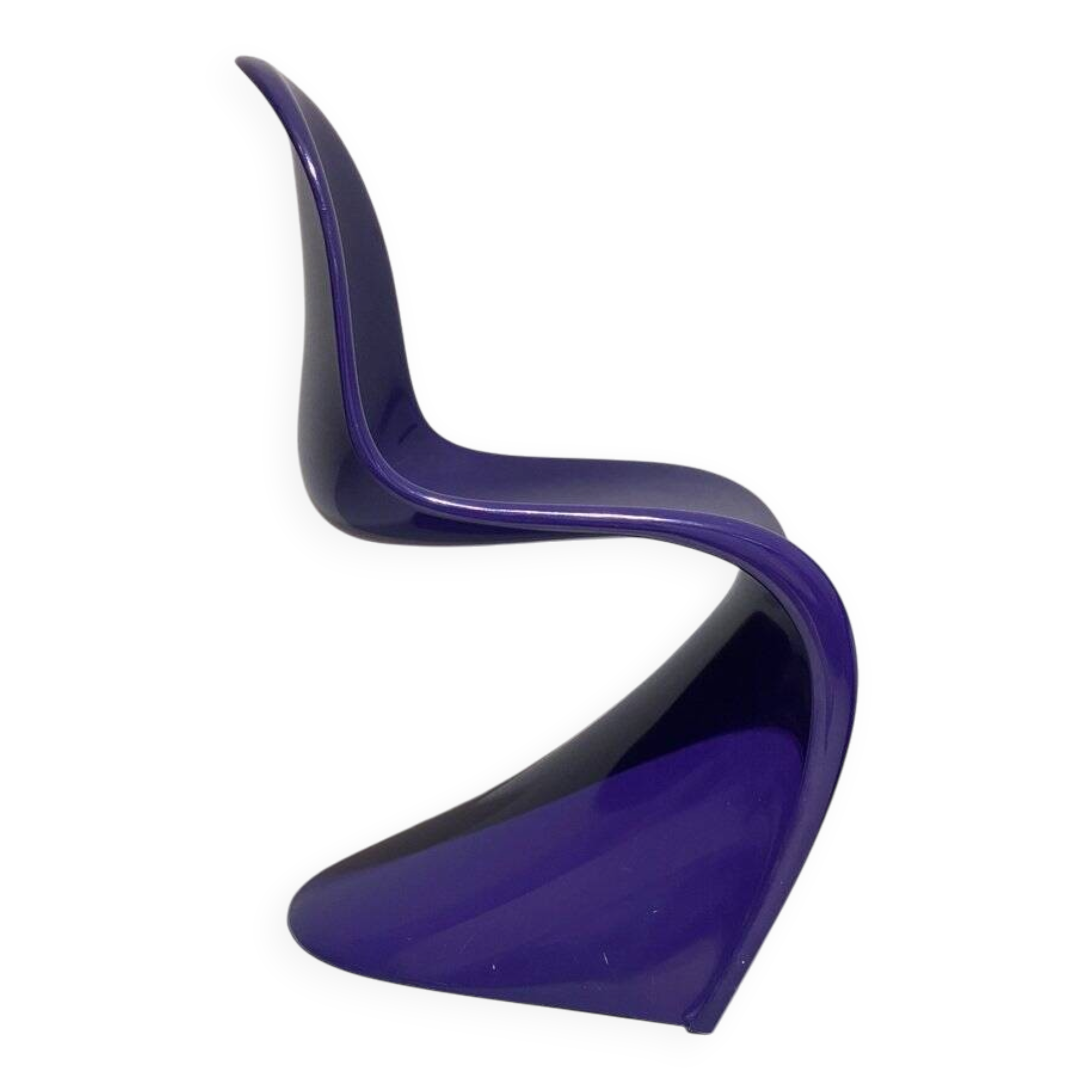 Vintage chair in purple by Verner Panton for Bayer, 1960s
