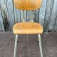 Vintage industrial chair Tubax in wood and metal