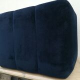 Velvet coffee table, mirror top