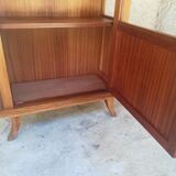 Vitrine en teck