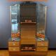 Fruitwood glass dressing table – 1950
