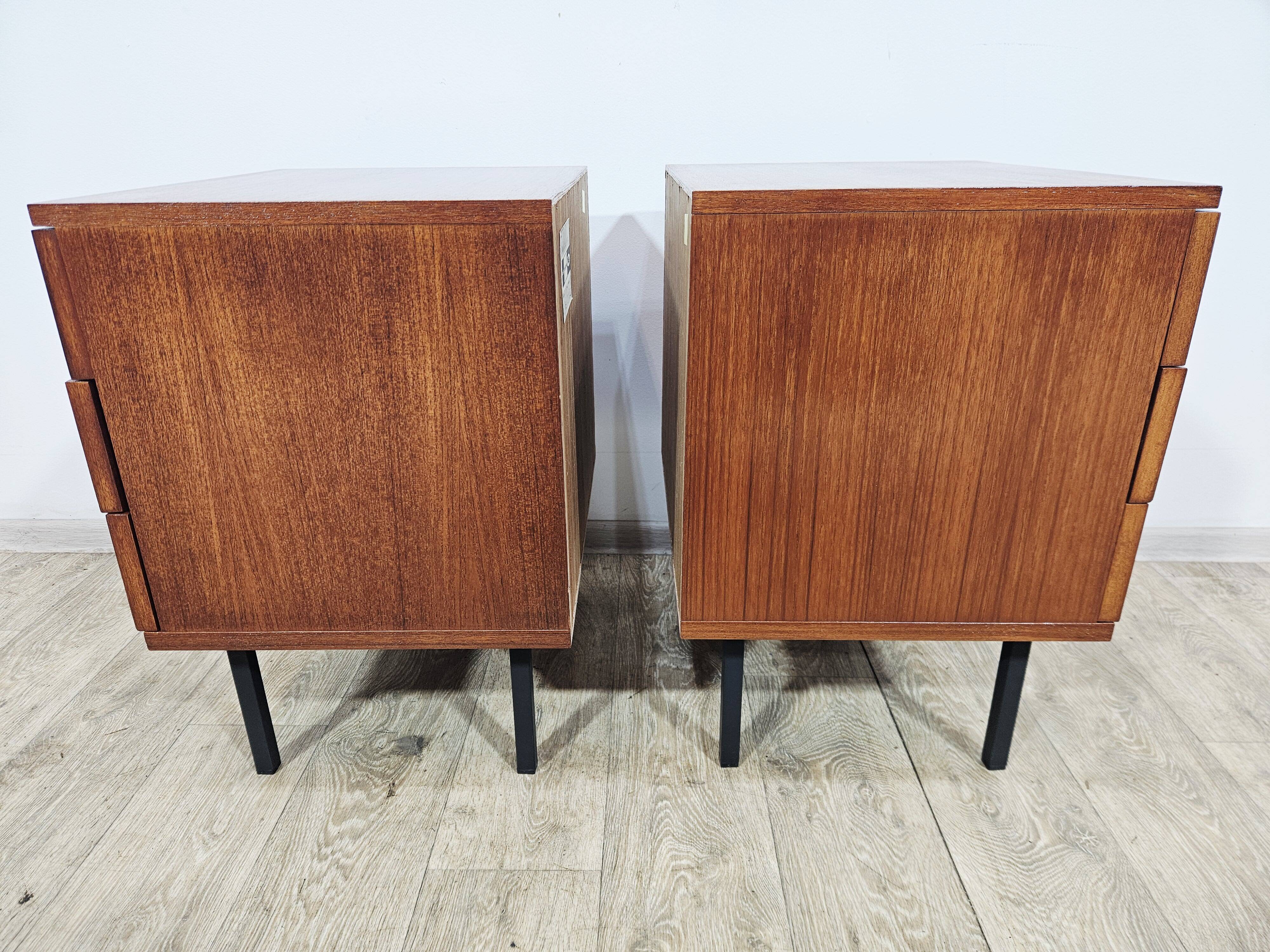 A pair of side cabinets, designed by Günter Renkel for REGO / Twen, Germany