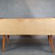 Vintage teak desk with 5 drawers, Restored, Norway 1960