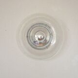 Glass wall lamp from the 60s/70s Glashütte Limburg