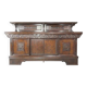 Brown oak sideboard, 1890s