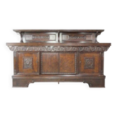 Brown oak sideboard, 1890s