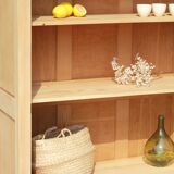 Vintage compass foot bookcase