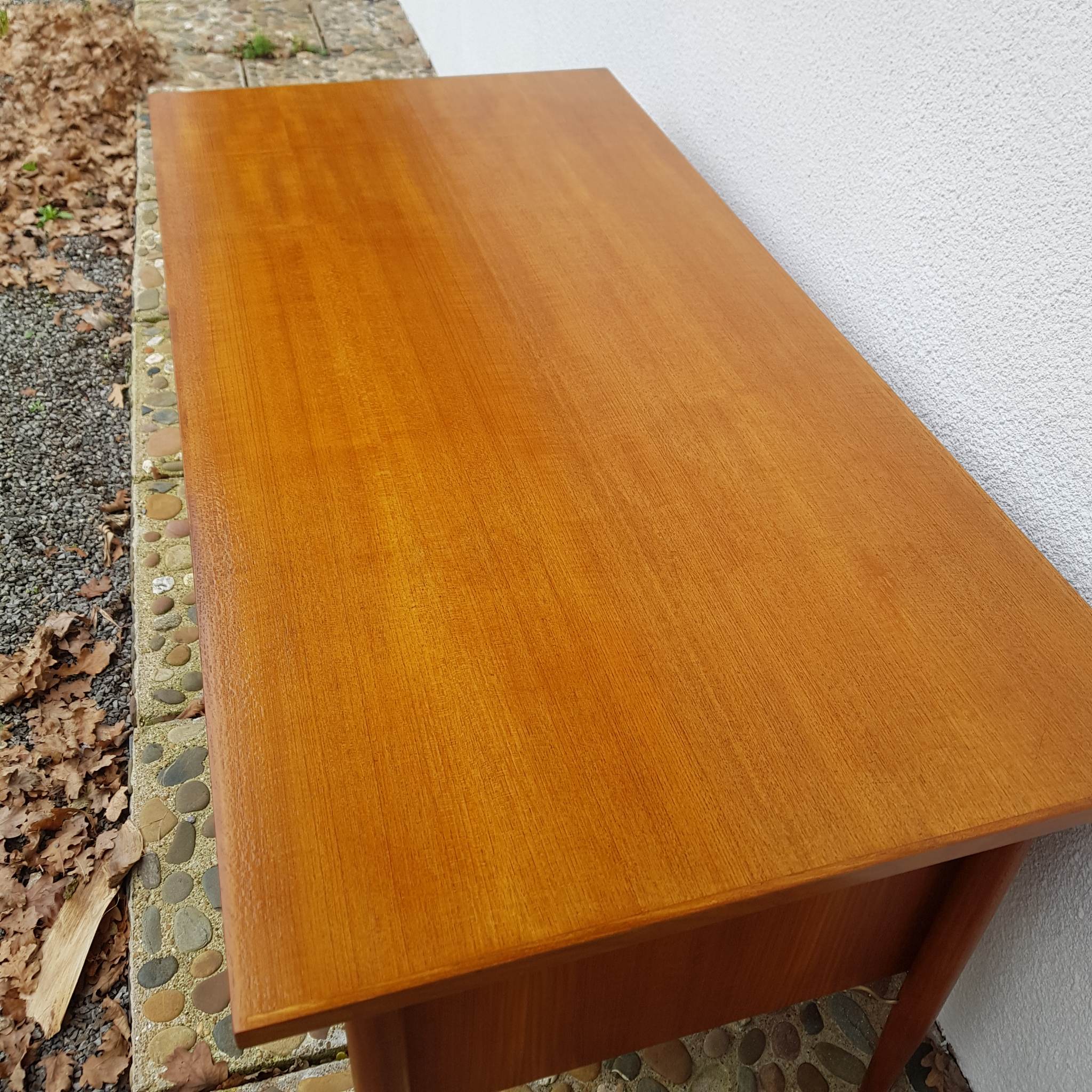 Teak steering desk pat Tibergaard, Denmark
