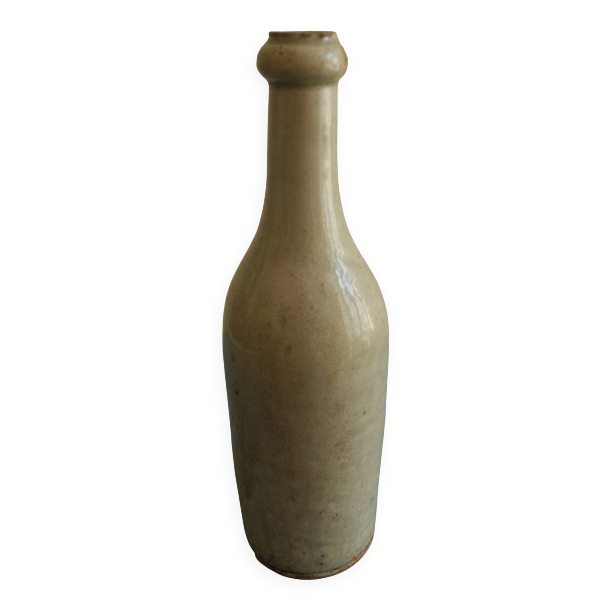 old stoneware bottle for oil wine rustic decor