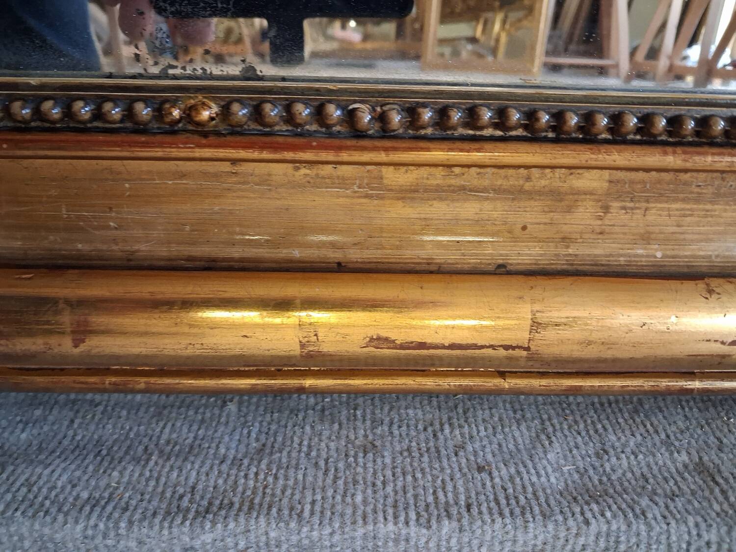 Louis Philippe period mirror 164 x 109