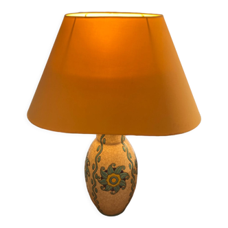 Table lamp by Boch Frères Keramis XXth
