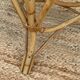 Rattan living room, set of 2 armchairs and a coffee table