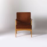 Pair of Scandinavian-style armchairs by Sedláček & Vyčítal for Dřevotvar Jablonné nad Orlicí, 1960s