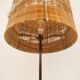 Tripod floor lamp 50s / wool lampshade
