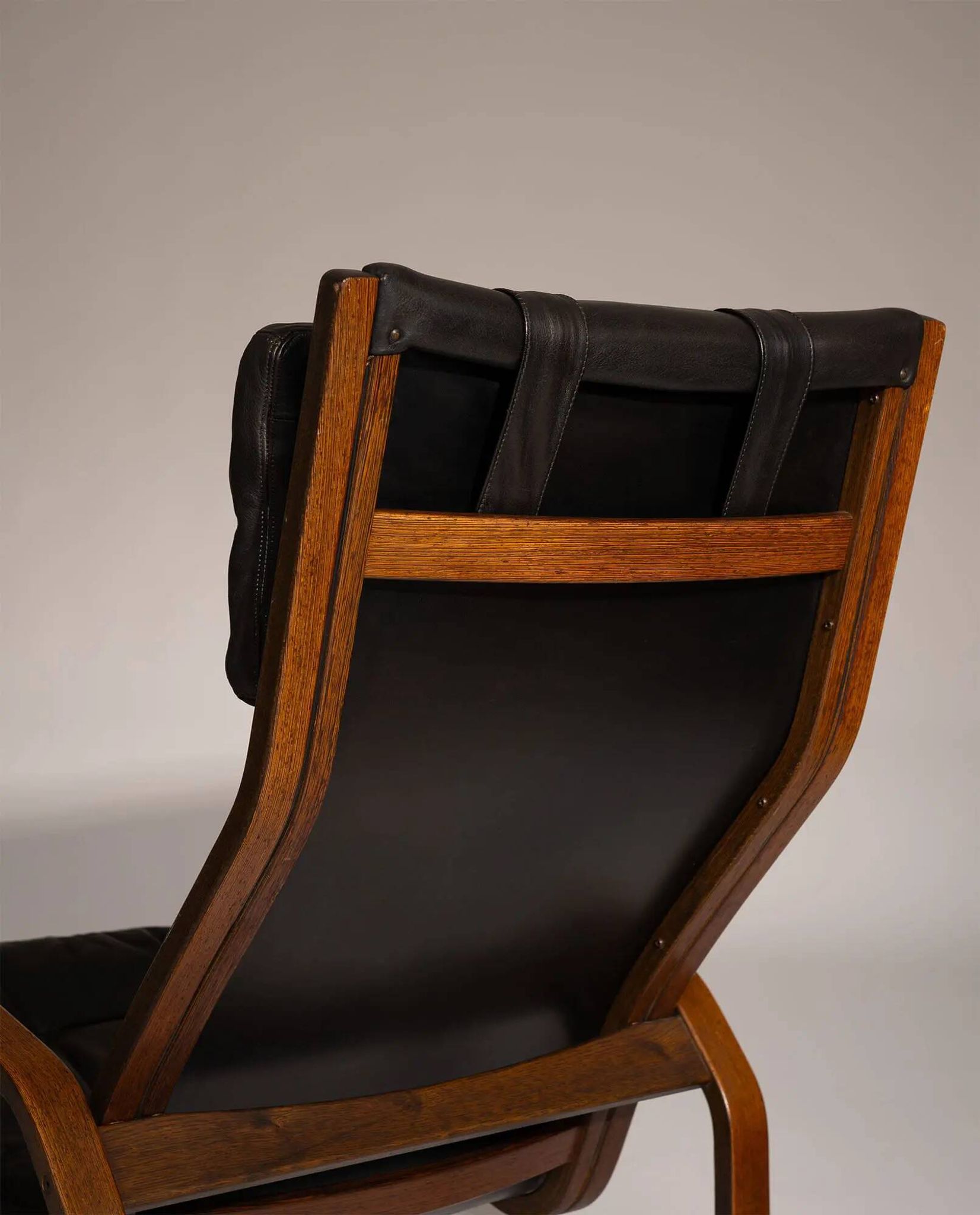 Yngve Ekström armchairs for Swedese, 1970s