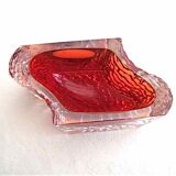 Murano sommerso empty-pocket ashtray