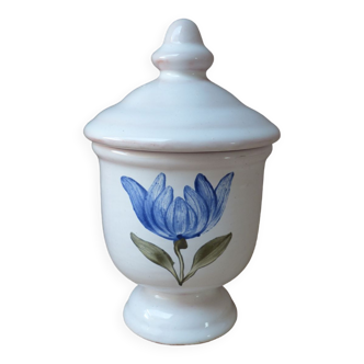 Faience of Biot small pot with herbs of Provence France