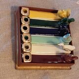 Vintage knife holder, Faïencerie St Clément