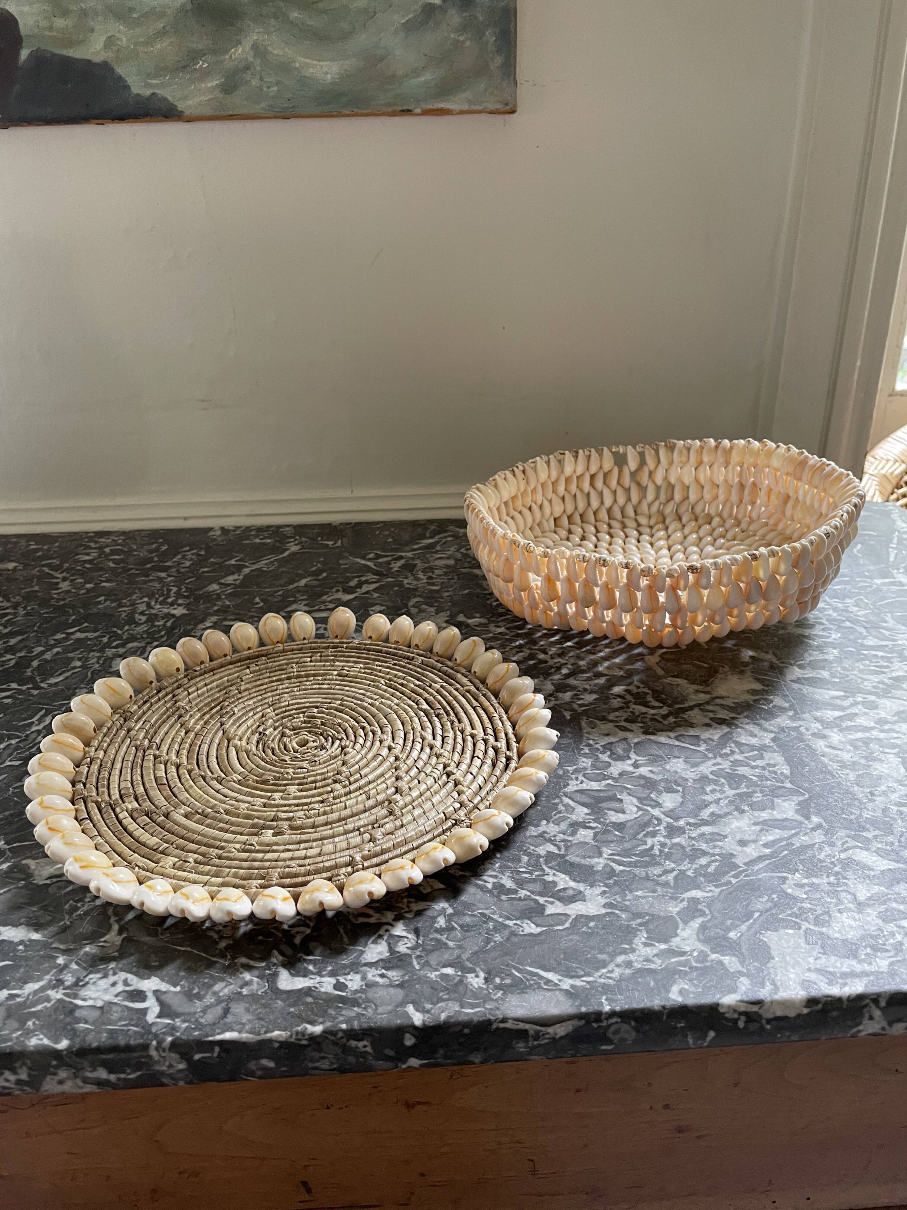 Table mat vintage seashell
