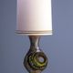Vintage ceramic table lamp, Walter Gerhards lamp, 1970s