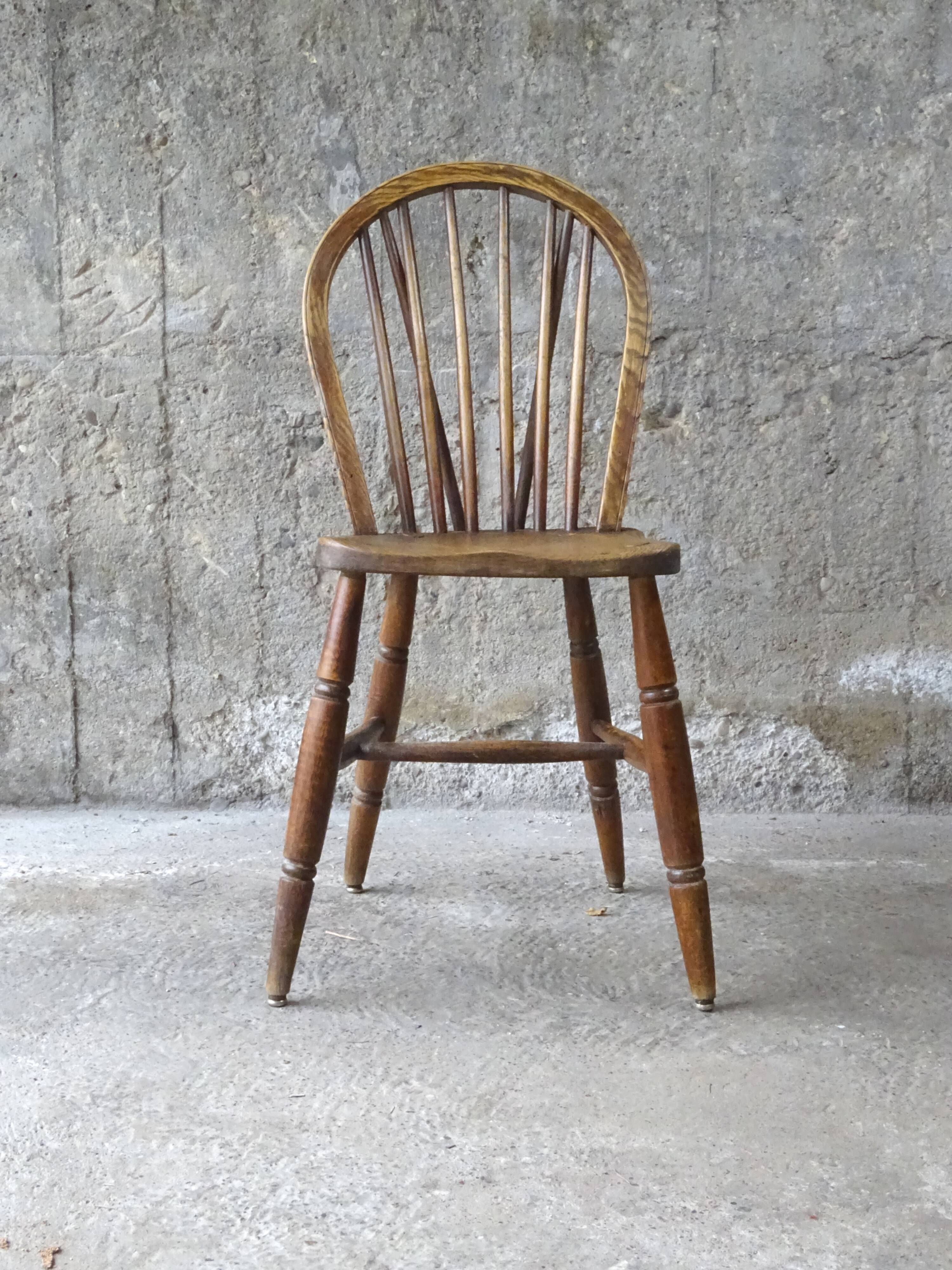 Windsor chair circa 1920 England, stamp