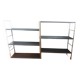 String twisted metal wall shelves