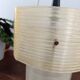 Plexiglas pendant light, two-tone ribbed plastic, 1970