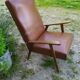 Fauteuil années 50 pieds compas